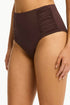 Sea Level Essentials Edit High Waist Gathered Side Pant